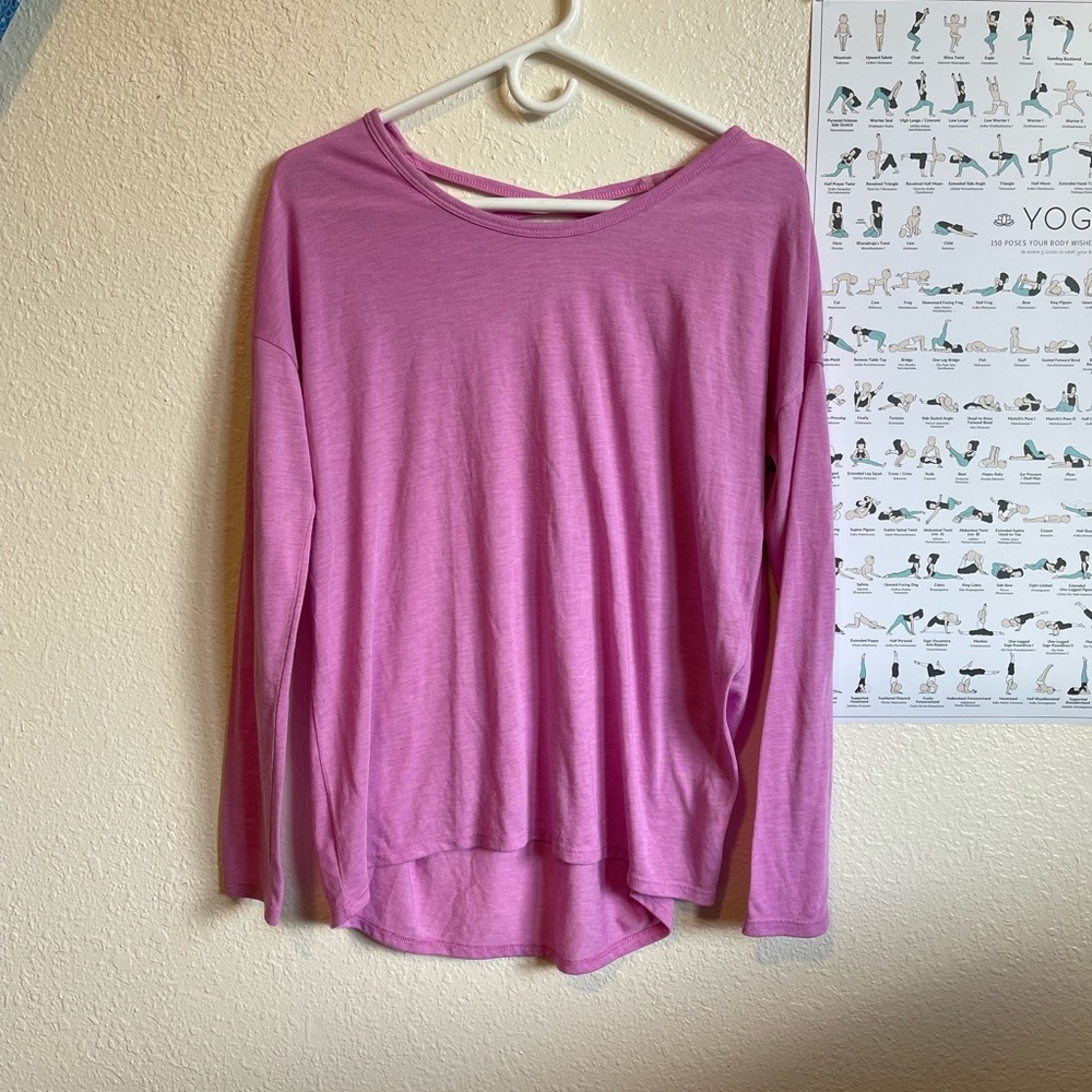 Strappy long sleeve shirt. NWOT.